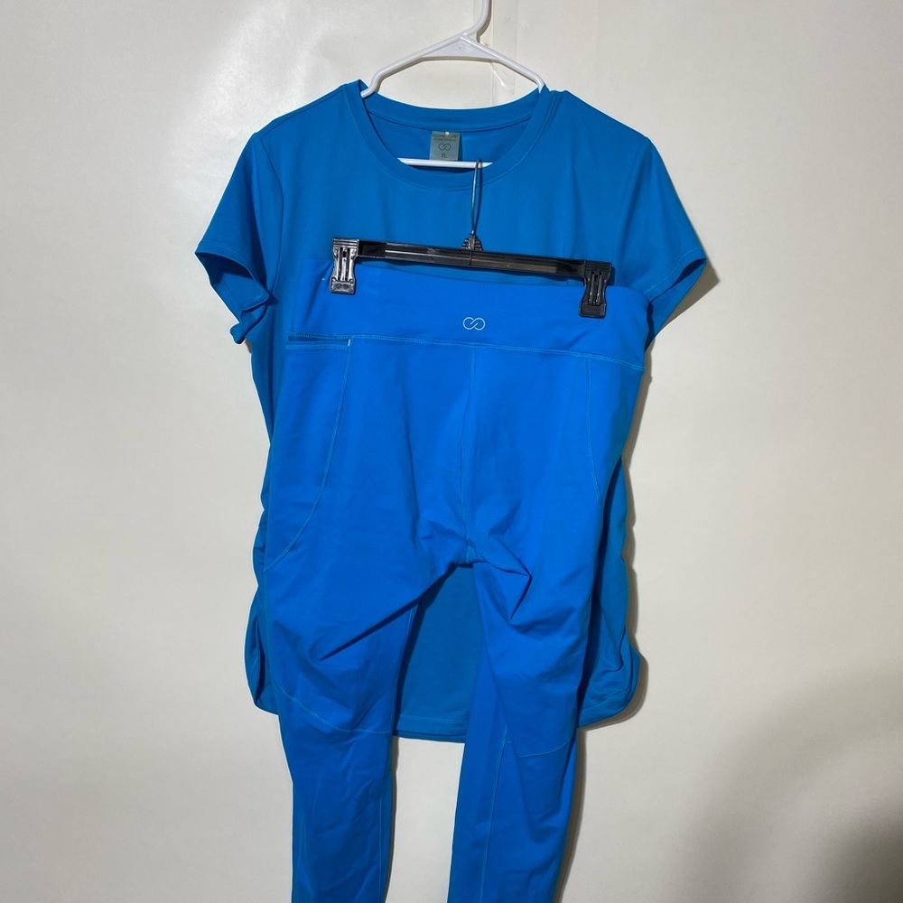 Calia Blue Women's Leggings & matching shirt